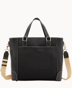 Pebble Grain Newport Tote Black 22 Pebble Grain Newport Tote Black -Online Sale Dooney & Bourke B0735G P1BLPABL ALT3 1