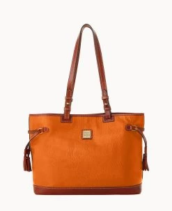 Pebble Grain Double Strap Tassel Bag Black Black -Online Sale Dooney & Bourke B0872G AWCEPATN