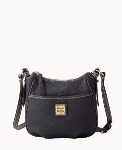 Pebble Grain Margo Crossbody Black Black 27 Pebble Grain Margo Crossbody Black Black -Online Sale Dooney & Bourke B0875G AWBLPABL 1