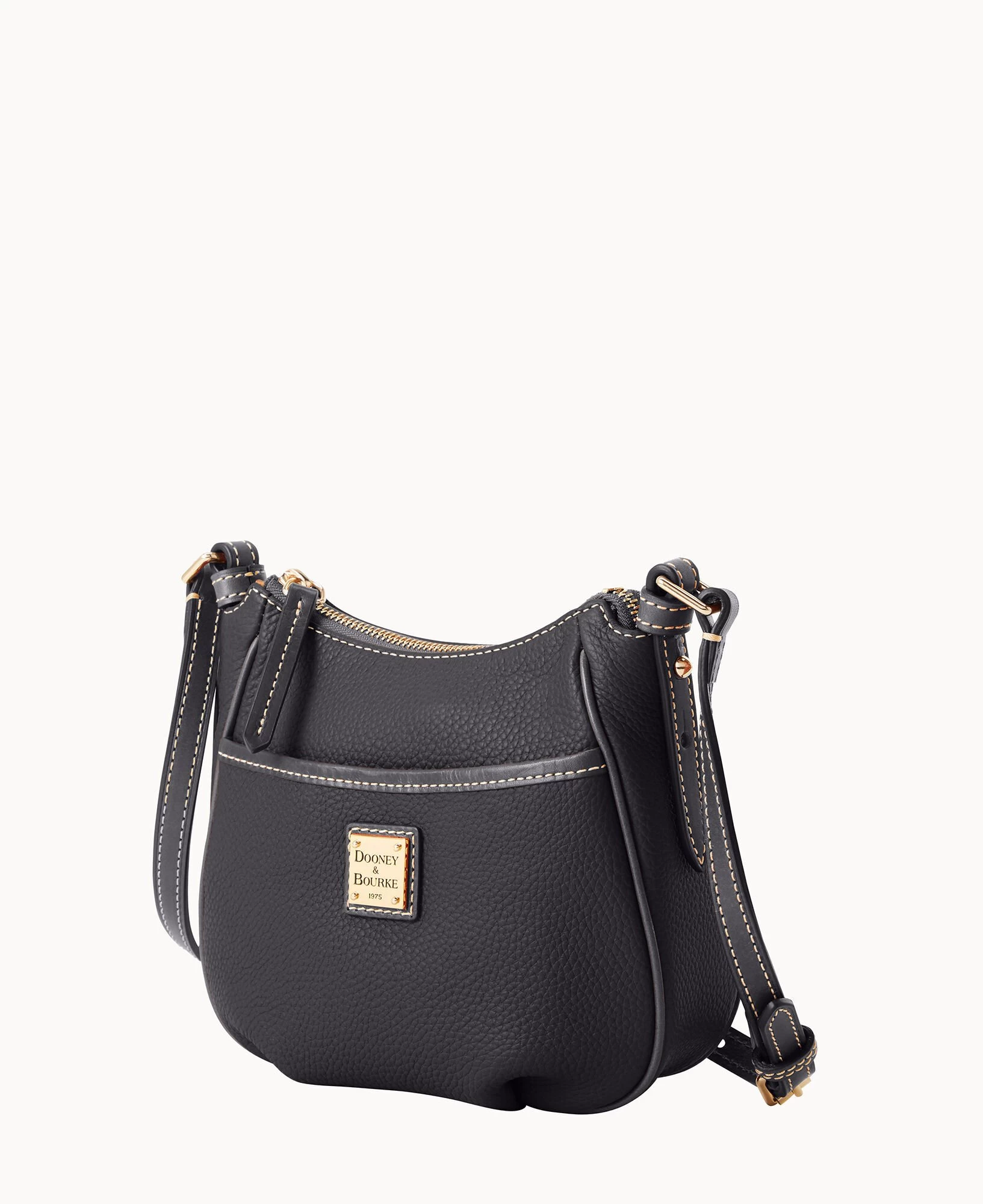 Pebble Grain Margo Crossbody Black Black 10 Pebble Grain Margo Crossbody Black Black - Image 8