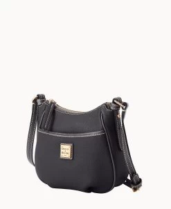 Pebble Grain Margo Crossbody Black Black 24 Pebble Grain Margo Crossbody Black Black -Online Sale Dooney & Bourke B0875G AWBLPABL ALT1