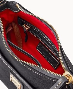 Pebble Grain Margo Crossbody Black Black 25 Pebble Grain Margo Crossbody Black Black -Online Sale Dooney & Bourke B0875G AWBLPABL ALT2