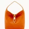 Florentine Logo Lock Shoulder Bag Natural -Online Sale Dooney & Bourke B0882D SCNASCNA