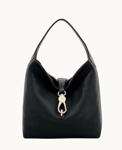 Belvedere Logo Lock Shoulder Bag Brown Tmoro -Online Sale Dooney & Bourke B0882G BJBLBJBL 1