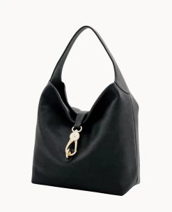 Belvedere Logo Lock Shoulder Bag Brown Tmoro -Online Sale Dooney & Bourke B0882G BJBLBJBL ALT1