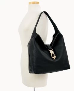 Belvedere Logo Lock Shoulder Bag Brown Tmoro -Online Sale Dooney & Bourke B0882G BJBLBJBL ALT4