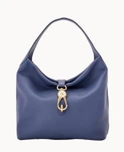 Belvedere Logo Lock Shoulder Bag Brown Tmoro -Online Sale Dooney & Bourke B0882G BJXQBJXQ