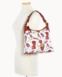 MLB Cardinals Hobo CARDINALS -Online Sale Dooney & Bourke B0924G QUMWPATNCDNL ALT4