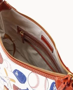 MLB Dodgers Hobo DODGERS 13 MLB Dodgers Hobo DODGERS -Online Sale Dooney & Bourke B0924G QUMWPATNDODG ALT2