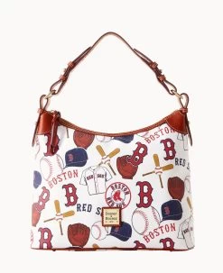 MLB Red Sox Hobo RED SOX -Online Sale Dooney & Bourke B0924G QUMWPATNRDSX 1