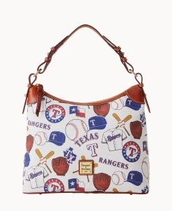 MLB Rangers Hobo RANGERS -Online Sale Dooney & Bourke B0924G QUMWPATNRNGR 1