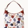 MLB Tigers Hobo TIGERS 1 MLB Tigers Hobo TIGERS -Online Sale Dooney & Bourke B0924G QUMWPATNTGRS