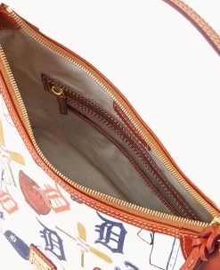MLB Tigers Hobo TIGERS 13 MLB Tigers Hobo TIGERS -Online Sale Dooney & Bourke B0924G QUMWPATNTGRS ALT2