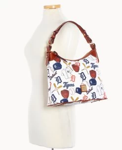 MLB Tigers Hobo TIGERS 14 MLB Tigers Hobo TIGERS -Online Sale Dooney & Bourke B0924G QUMWPATNTGRS ALT4