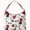 MLB White Sox Hobo WHITE SOX -Online Sale Dooney & Bourke B0924G QUMWPATNWHSX