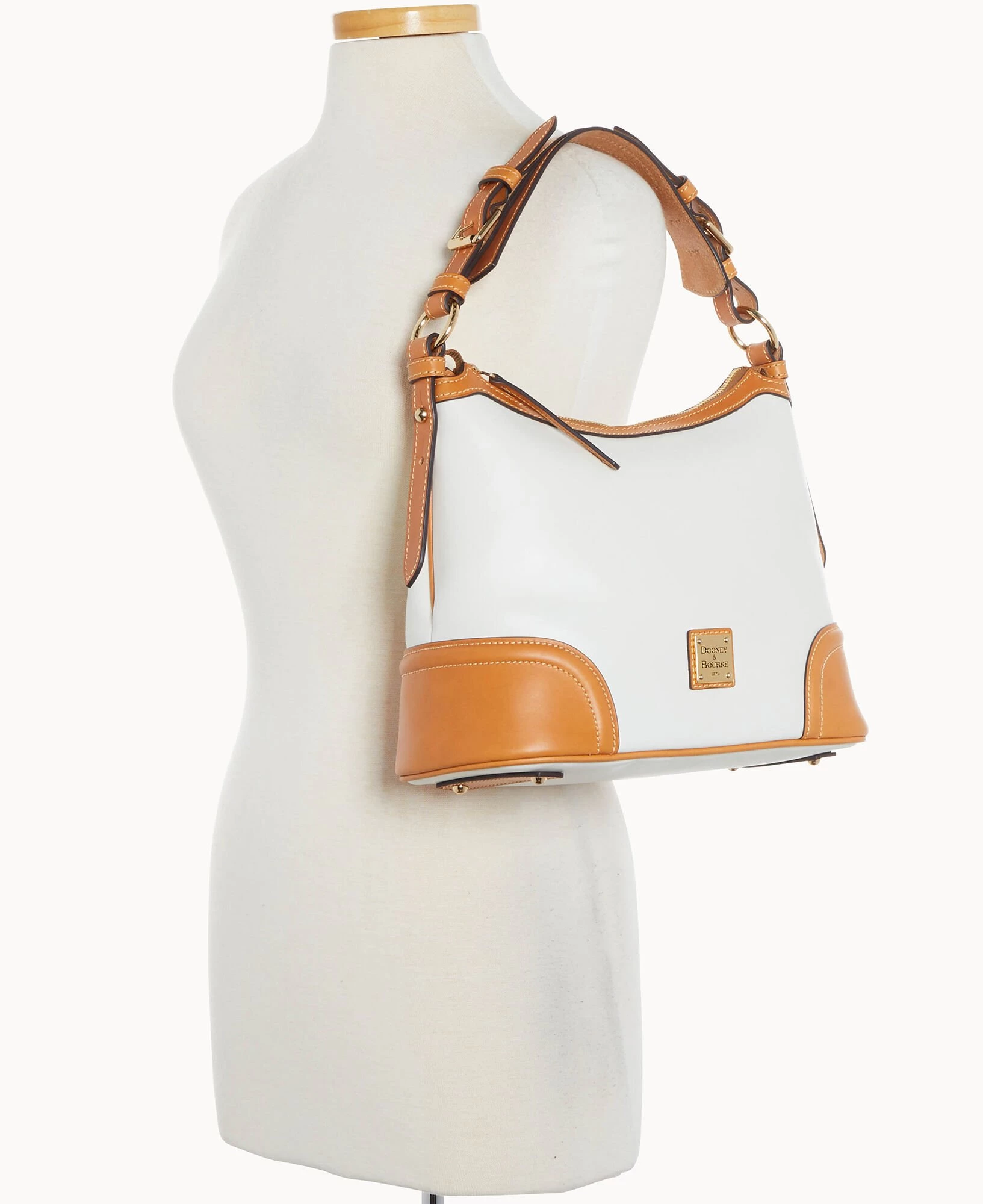Wexford Leather Hobo White 14 Wexford Leather Hobo White - Image 12