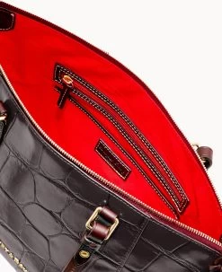 Denison Maxine Tote Espresso -Online Sale Dooney & Bourke B0972G 8DEEPABM ALT2 1