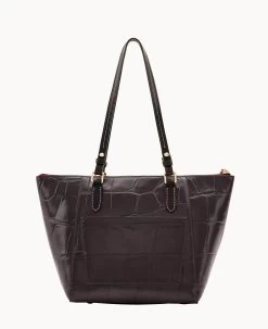 Denison Maxine Tote Espresso -Online Sale Dooney & Bourke B0972G 8DEEPABM ALT3 1