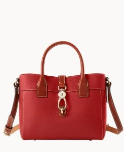 Pebble Grain Amelie Tote Red 27 Pebble Grain Amelie Tote Red -Online Sale Dooney & Bourke B1031G AWRDPATN 1