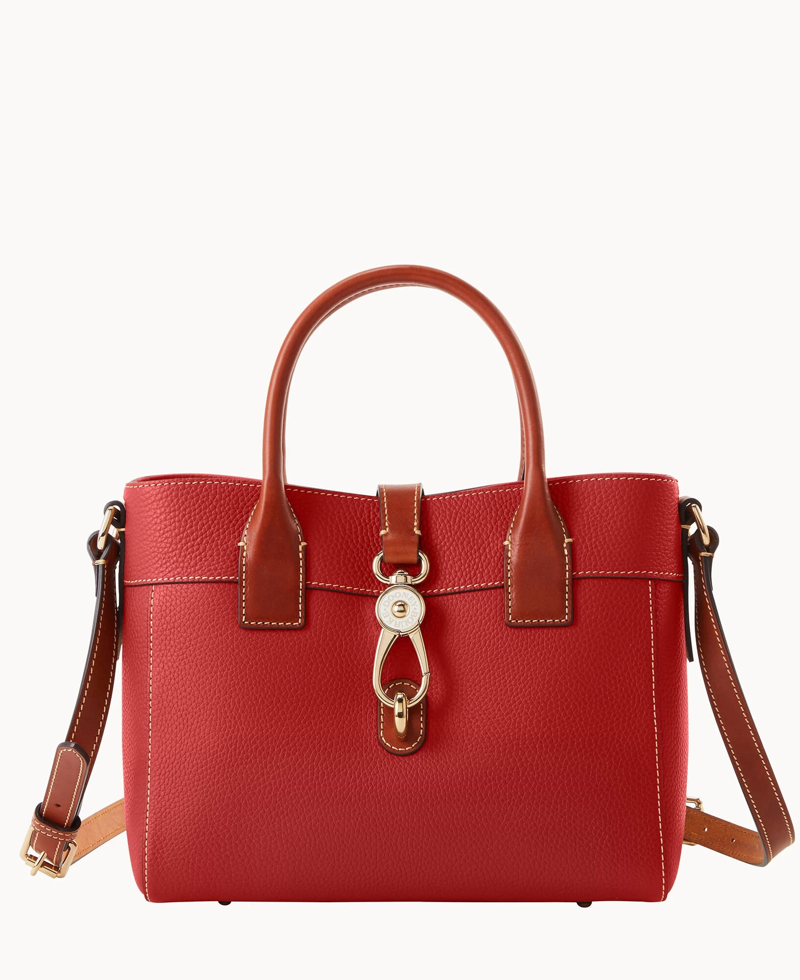 Pebble Grain Amelie Tote Red 8 Pebble Grain Amelie Tote Red - Image 6