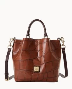 Denison Small Barlow Cognac -Online Sale Dooney & Bourke B1034G 8DCGPABM 2