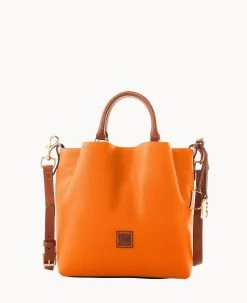 Pebble Grain Small Barlow Clementine -Online Sale Dooney & Bourke B1034G 9PCEPAKR 1