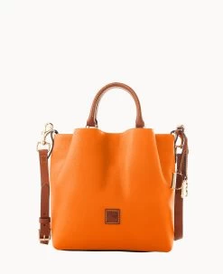 Pebble Grain Small Barlow Clementine -Online Sale Dooney & Bourke B1034G 9PCEPAKR 2
