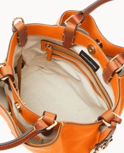 Pebble Grain Small Barlow Clementine -Online Sale Dooney & Bourke B1034G 9PCEPAKR ALT2