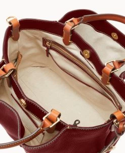 Pebble Grain Large Barlow Bordeaux 28 Pebble Grain Large Barlow Bordeaux -Online Sale Dooney & Bourke B1039G 9PBXPAKR ALT2 1