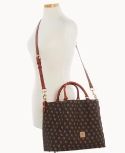Gretta Large Barlow Brown Tmoro -Online Sale Dooney & Bourke B1039G NGBMPATN ALT4 1