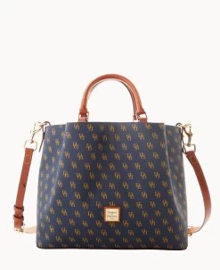 Gretta Large Barlow Brown Tmoro -Online Sale Dooney & Bourke B1039G NGNVPATN