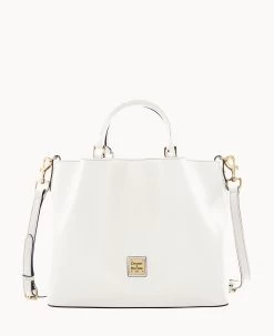 Saffiano Large Barlow Off White