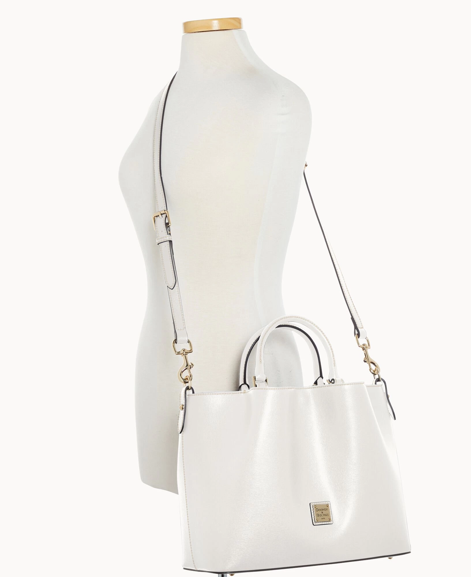 Saffiano Large Barlow Off White 10 Saffiano Large Barlow Off White - Image 8