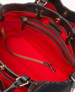 Tartan Large Barlow Black -Online Sale Dooney & Bourke B1039G TTBLPABL ALT2