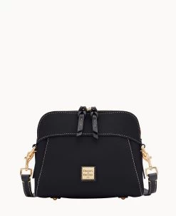 Pebble Grain Cameron Crossbody Black 38 Pebble Grain Cameron Crossbody Black -Online Sale Dooney & Bourke B1075G AWBLPABL