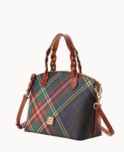 Windsor Small Heidi Satchel Charcoal -Online Sale Dooney & Bourke B1217G 3WCOPATN ALT1 1