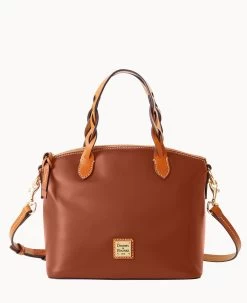 Wexford Leather Small Heidi Satchel Oyster -Online Sale Dooney & Bourke B1217G JKNAPANA