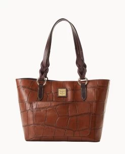 Denison Small Gretchen Tote Cognac -Online Sale Dooney & Bourke B1219G 8DCGPABM 1