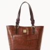 Denison Small Gretchen Tote Cognac -Online Sale Dooney & Bourke B1219G 8DCGPABM