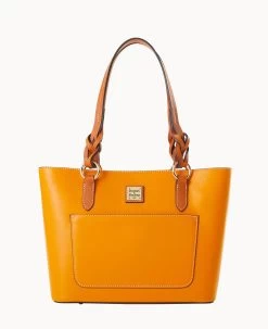 Wexford Leather Gretchen Tote Marigold