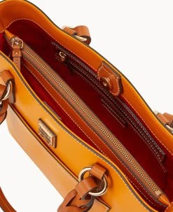 Wexford Leather Gretchen Tote Marigold -Online Sale Dooney & Bourke B1219G JKMYPANA ALT2