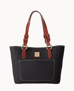 Ostrich Small Gretchen Tote Bone -Online Sale Dooney & Bourke B1219G OTBLPATN