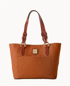 Ostrich Small Gretchen Tote Bone -Online Sale Dooney & Bourke B1219G OTCAPATN