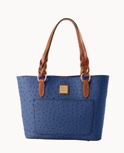 Ostrich Small Gretchen Tote Bone -Online Sale Dooney & Bourke B1219G OTNVPAKR
