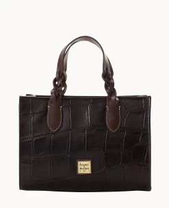 Denison Gia Satchel Cognac -Online Sale Dooney & Bourke B1298G 8DEEPABM