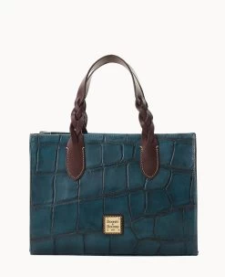 Denison Gia Satchel Cognac -Online Sale Dooney & Bourke B1298G 8DXFPABM