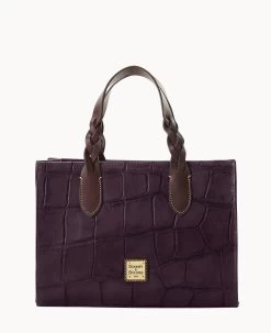 Denison Gia Satchel Cognac -Online Sale Dooney & Bourke B1298G 8DXPPABM