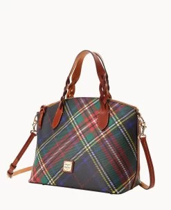 Windsor Celeste Satchel Charcoal 18 Windsor Celeste Satchel Charcoal -Online Sale Dooney & Bourke B1299G 3WCOPATN ALT1 1