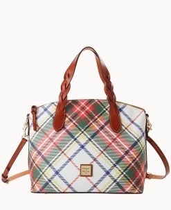 Windsor Celeste Satchel Charcoal 23 Windsor Celeste Satchel Charcoal -Online Sale Dooney & Bourke B1299G 3WWHPATN