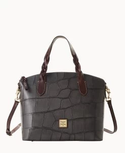 Denison Celeste Satchel Espresso -Online Sale Dooney & Bourke B1299G 8DSMPABM